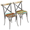 Dining Chairs 2 Pcs Solid Reclaimed Wood