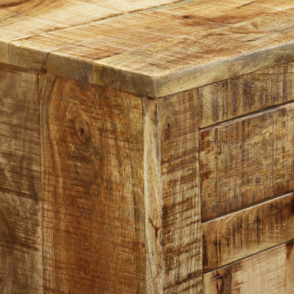 Sideboard With 2 Drawers And 1 Cabinet Rough Mango Wood