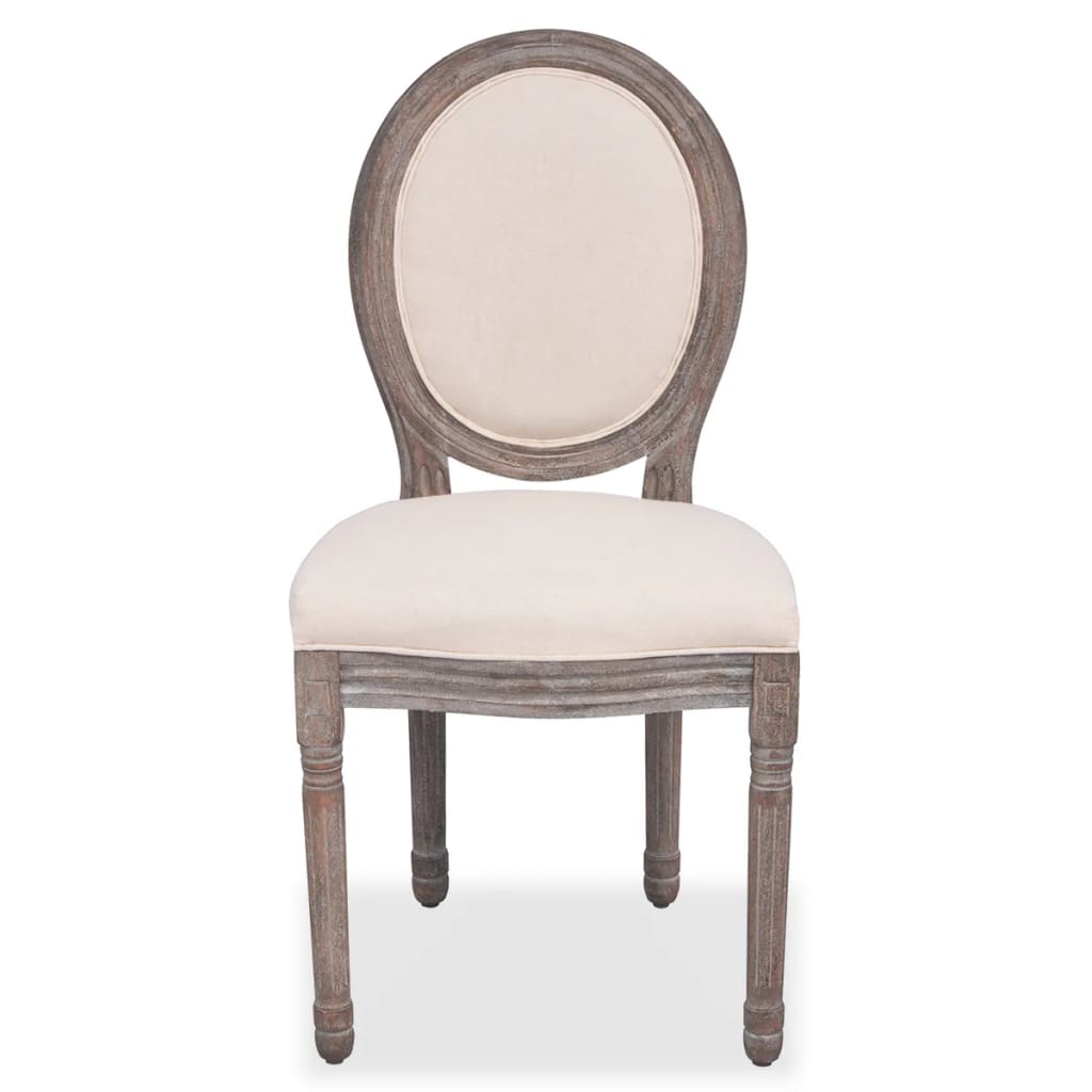 Dining Chairs 2 Pcs Linen