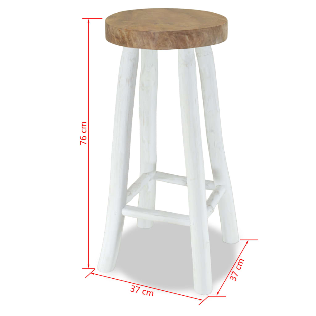 Bar Stool Solid Teak Wood