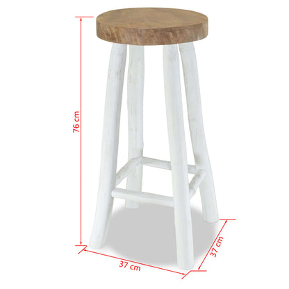 Bar Stool Solid Teak Wood