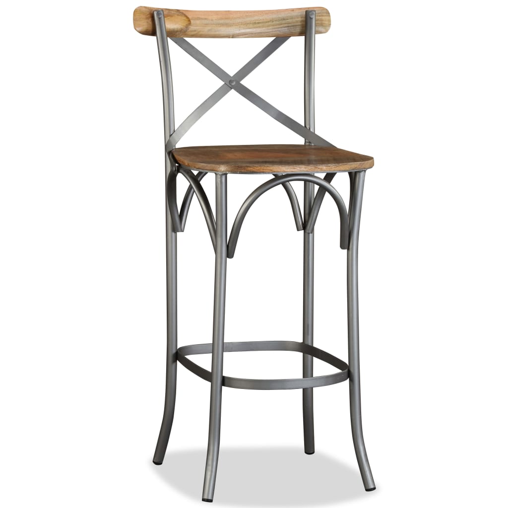 Bar Stool Solid Mango Wood