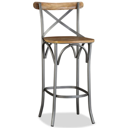 Bar Stool Solid Mango Wood