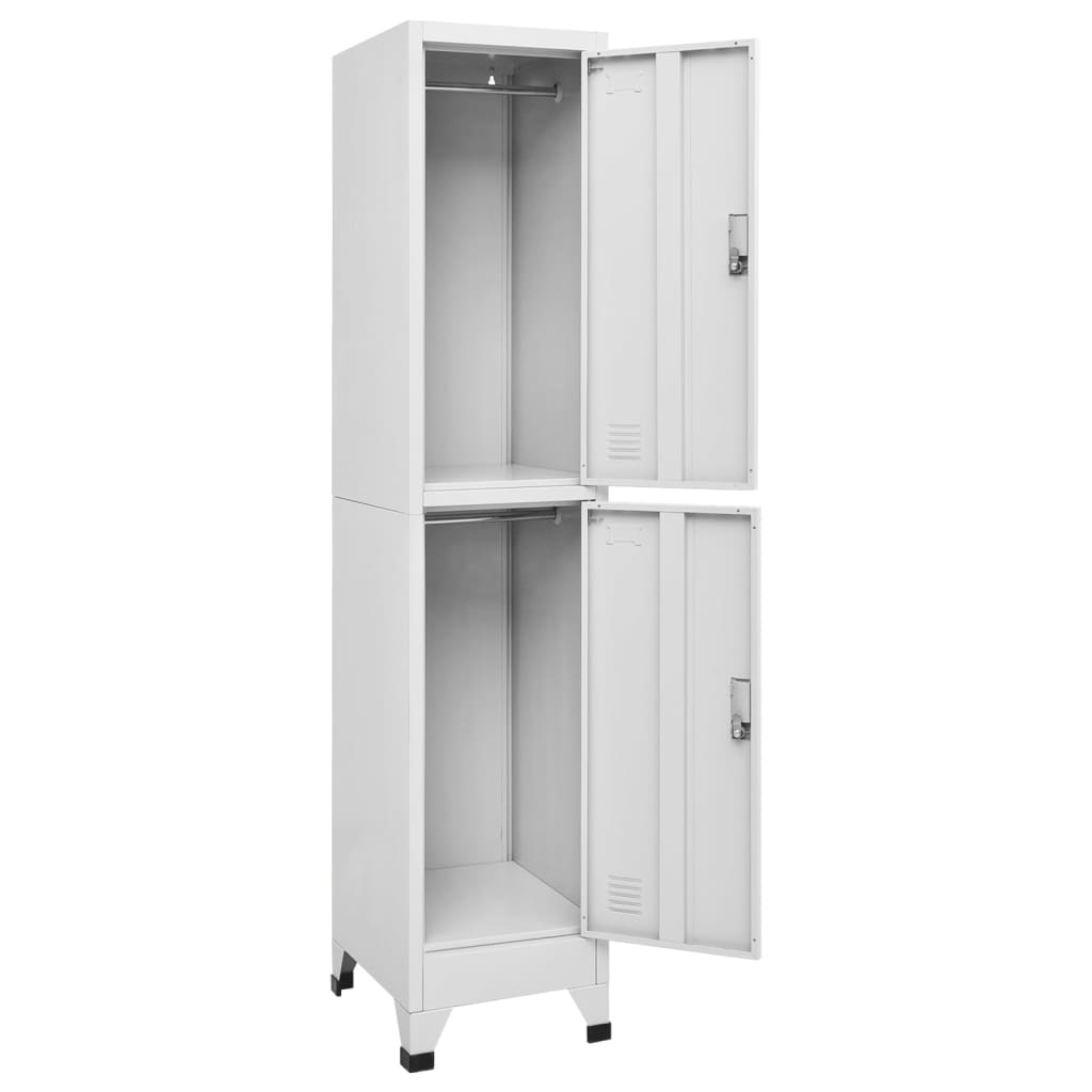 Locker Cabinet With 2 Compartments 38X45X180 Cm