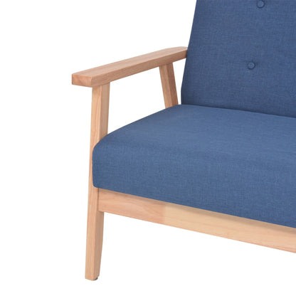 Armchair Blue Fabric