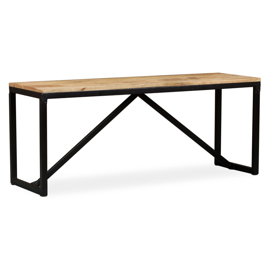 Bench Solid Mango Wood 110X35X45 Cm