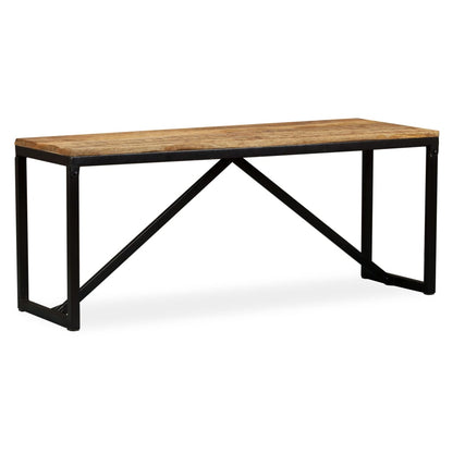 Bench Solid Mango Wood 110X35X45 Cm