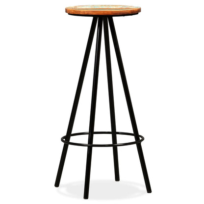 Bar Stools 4 Pcs Solid Reclaimed Wood