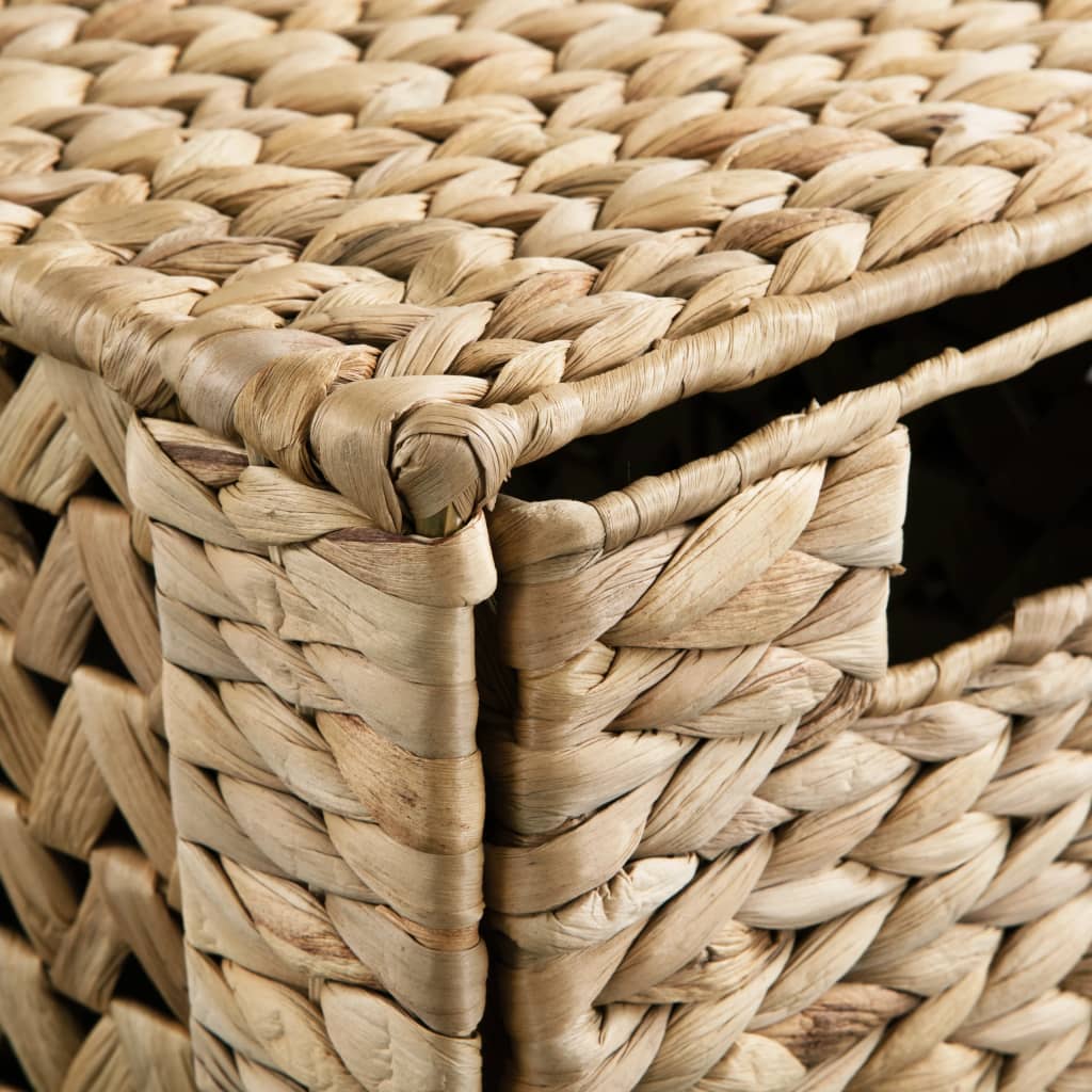 Storage Unit With 6 Baskets 47X37X100 Cm Water Hyacinth