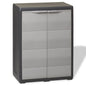 Garden Storage Cabinet With 1 Shelf Black And Grey