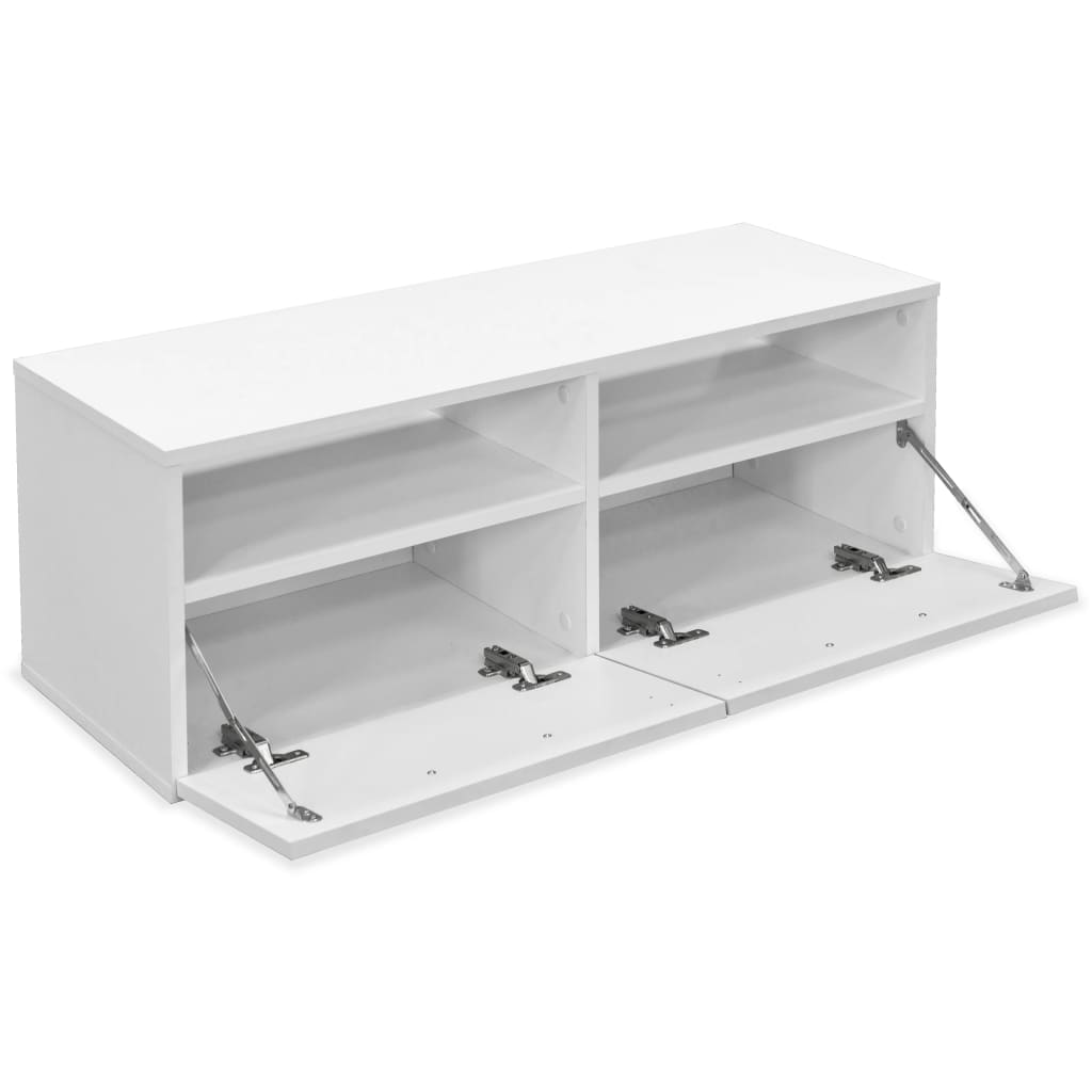 Tv Cabinets 2 Pcs Engineered Wood 95X35X36 Cm White