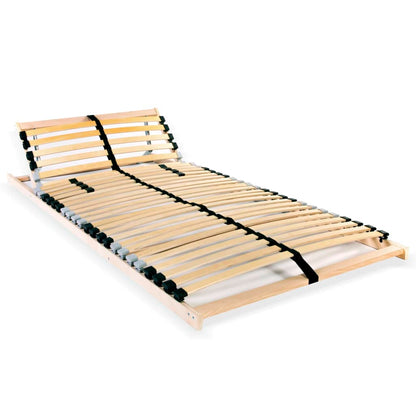 Slatted Bed Base With 28 Slats 7 Zones 90X200 Cm