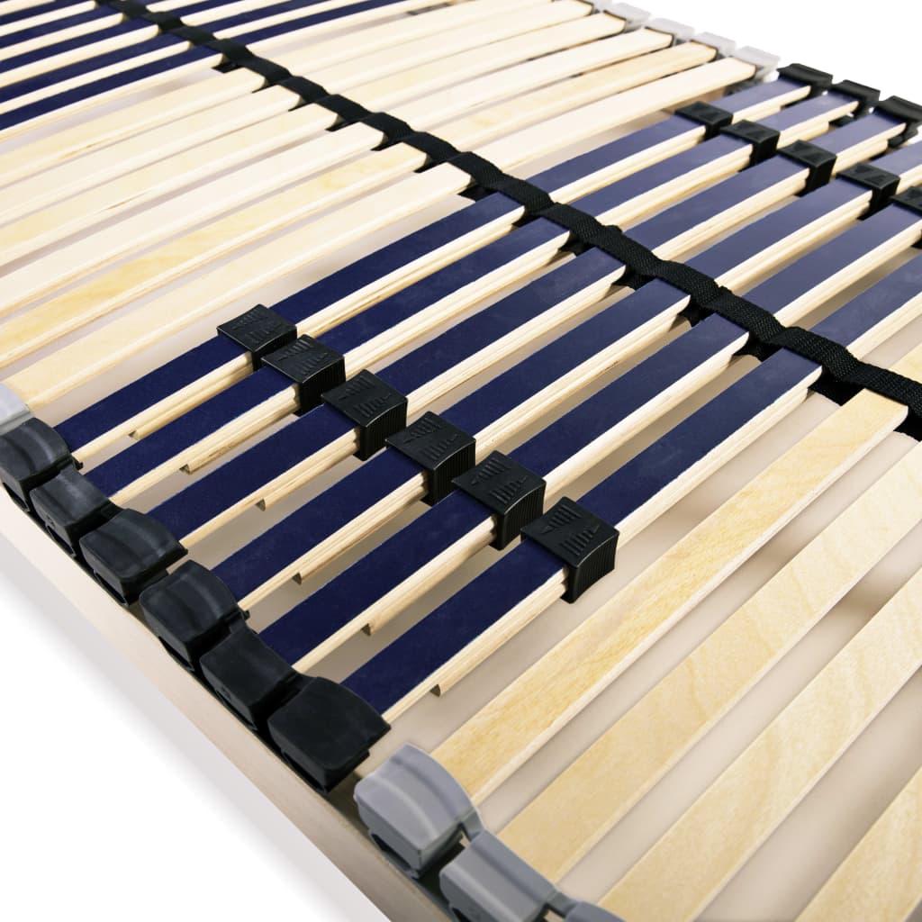 Slatted Bed Base With 42 Slats 7 Zones 90X200 Cm