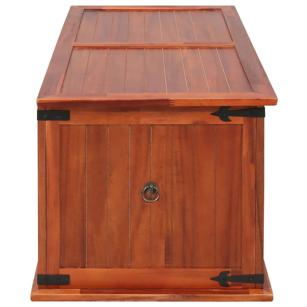 Storage Chest 79X34X32 Cm Solid Acacia Wood