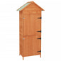 Garden Storage Cabinet Brown 42.5X64X190 Cm