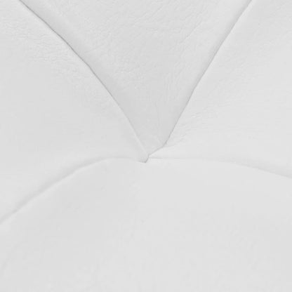 Storage Ottoman Artificial Leather White