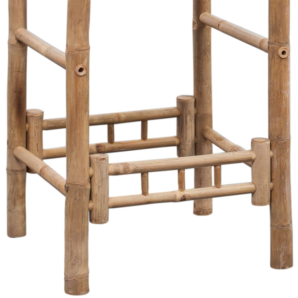 Bar Stools 2 Pcs Bamboo