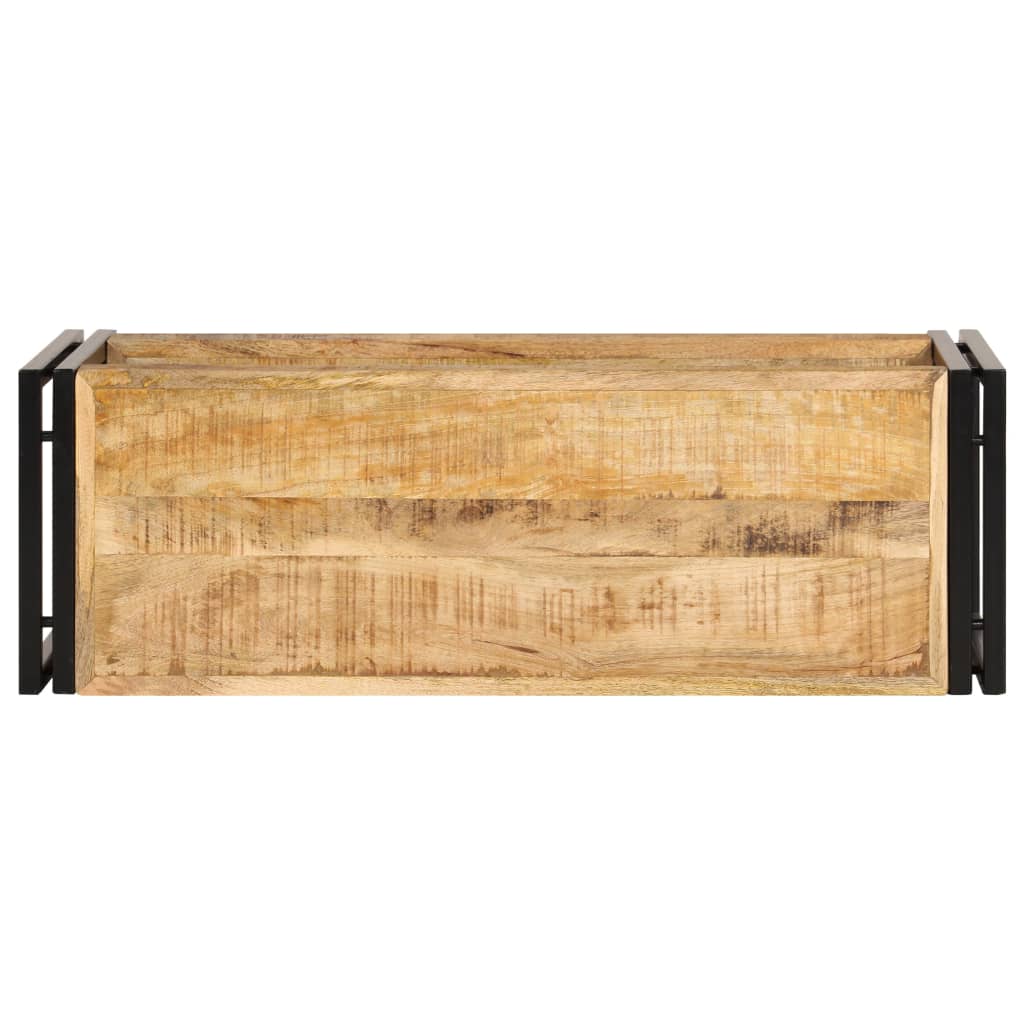 Tv Cabinet 90X30X40 Cm Solid Mango Wood