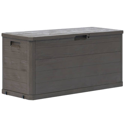 Garden Storage Box 280 L Brown