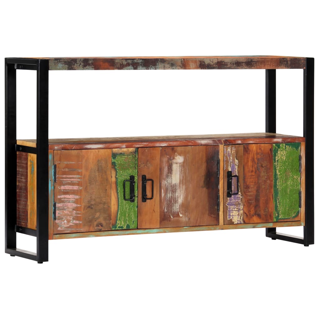 Sideboard 120X30X75 Cm Solid Reclaimed Wood