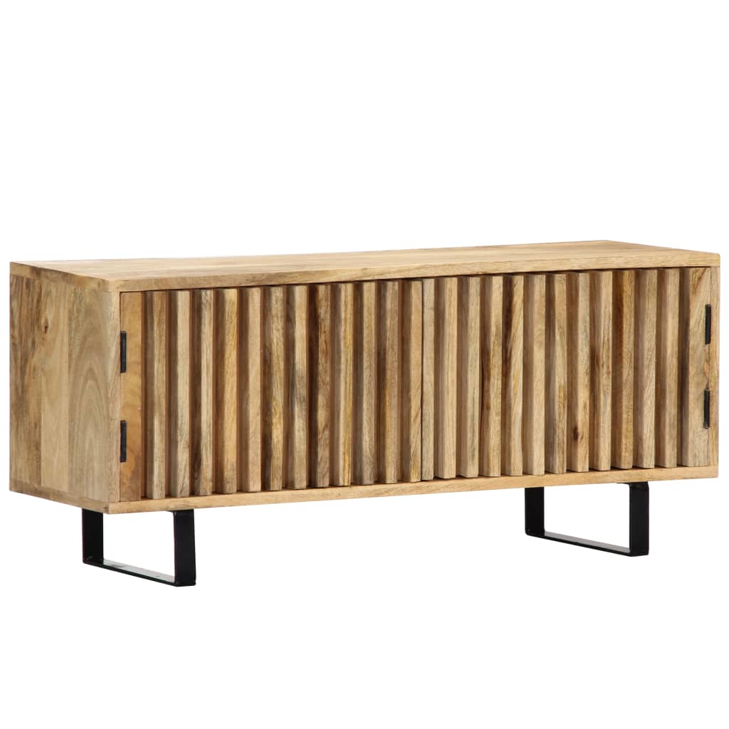 Tv Cabinet 90X30X40 Cm Solid Mango Wood