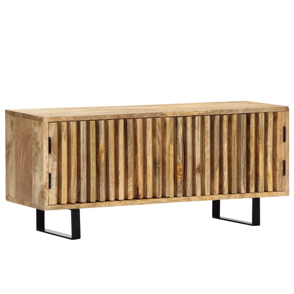 Tv Cabinet 90X30X40 Cm Solid Mango Wood