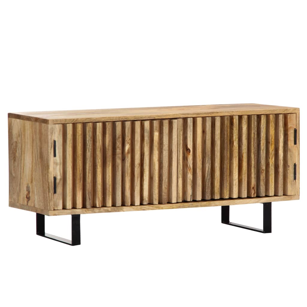 Tv Cabinet 90X30X40 Cm Solid Mango Wood