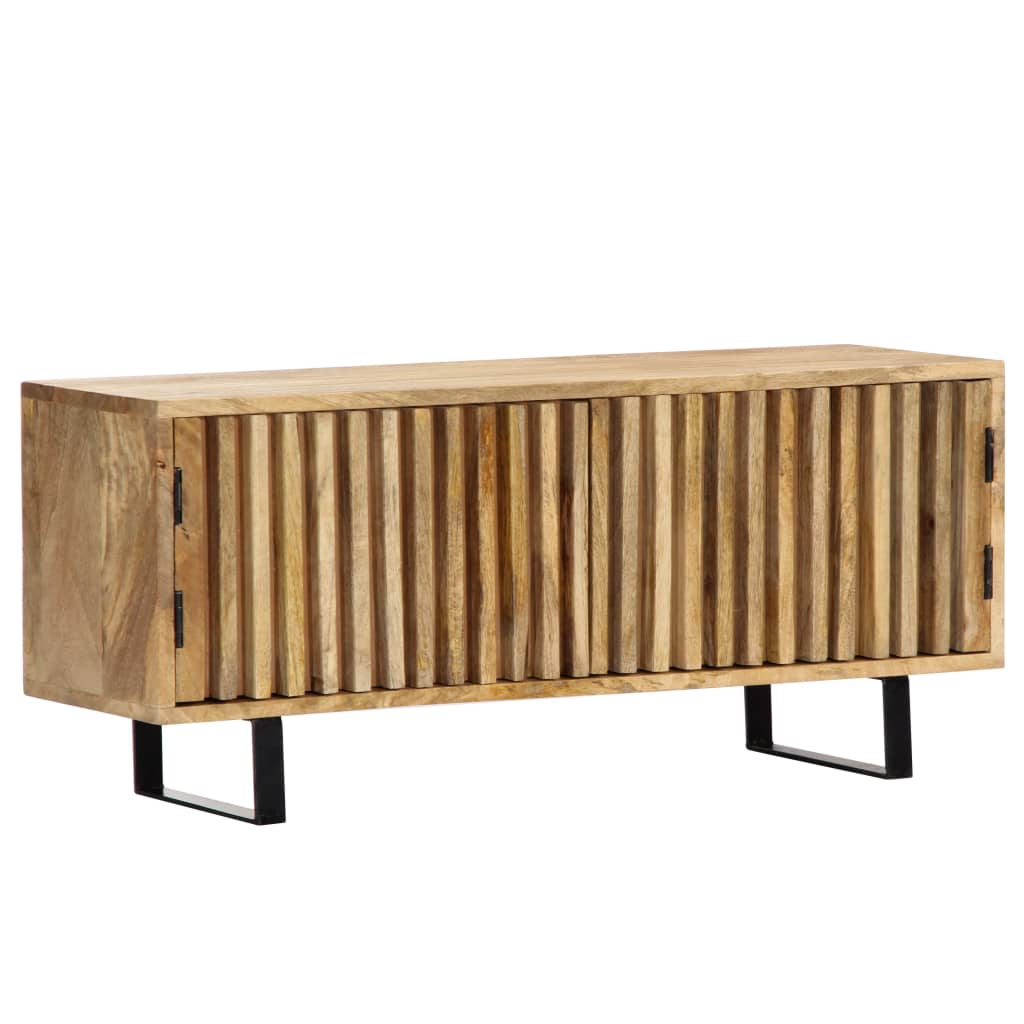 Tv Cabinet 90X30X40 Cm Solid Mango Wood