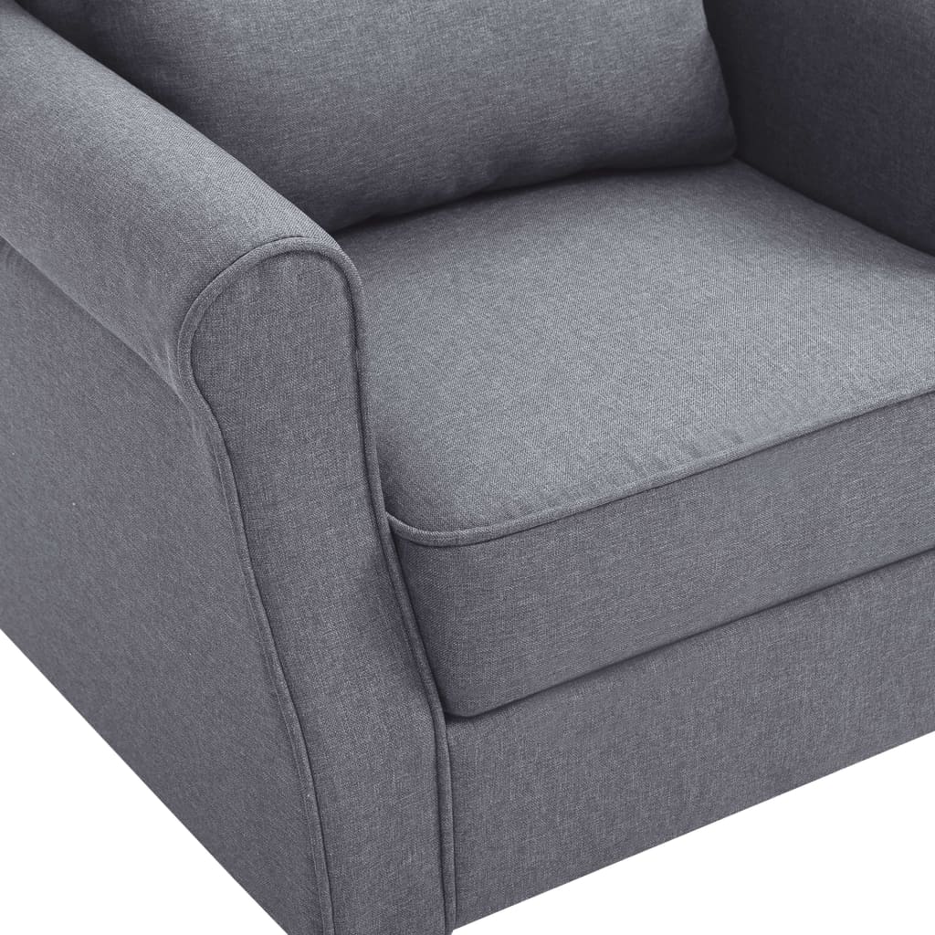 Armchair Dark Grey Fabric