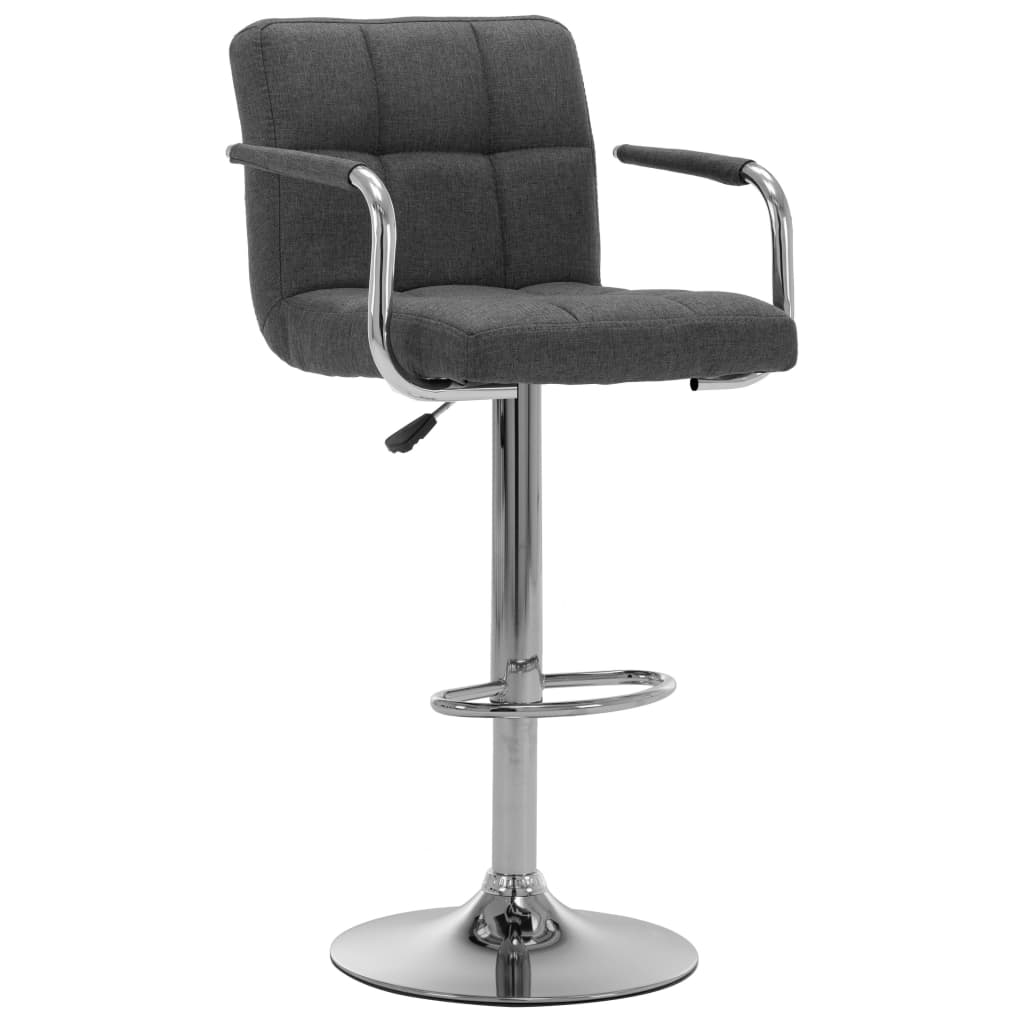 Bar Stool Dark Grey Fabric