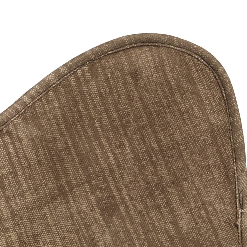 Butterfly Chair Taupe Canvas