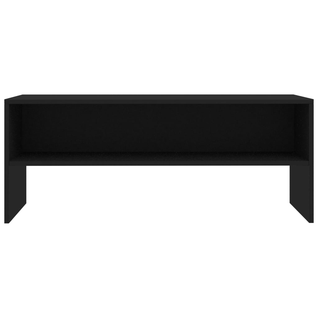 Tv Cabinet Black 100X40X40 Cm Engineered Wood