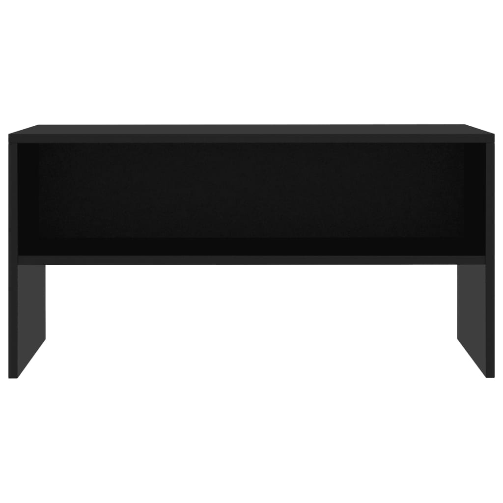 Tv Cabinet Black 80X40X40 Cm Engineered Wood