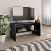 Tv Cabinet Black 80X40X40 Cm Engineered Wood