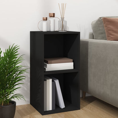 Vinyl Storage Box Black 71X34X36 Cm Engineered Wood