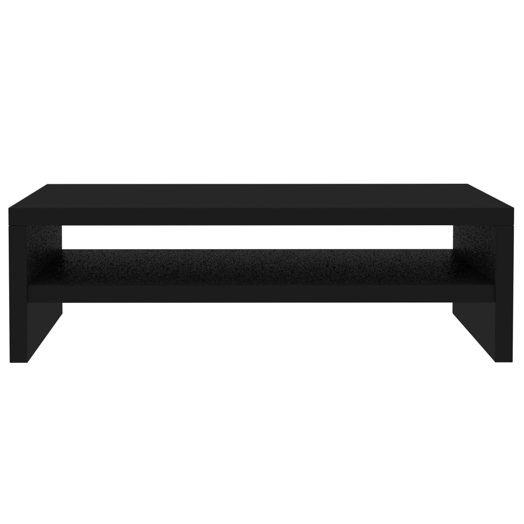 Monitor Stand Black 42X24X13 Cm Engineered Wood