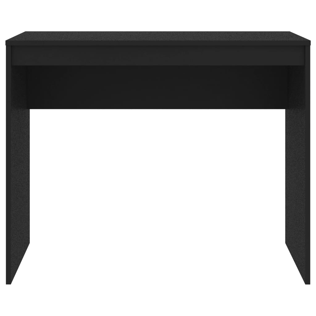 Desk Black 90X40X72 Cm Engineered Wood