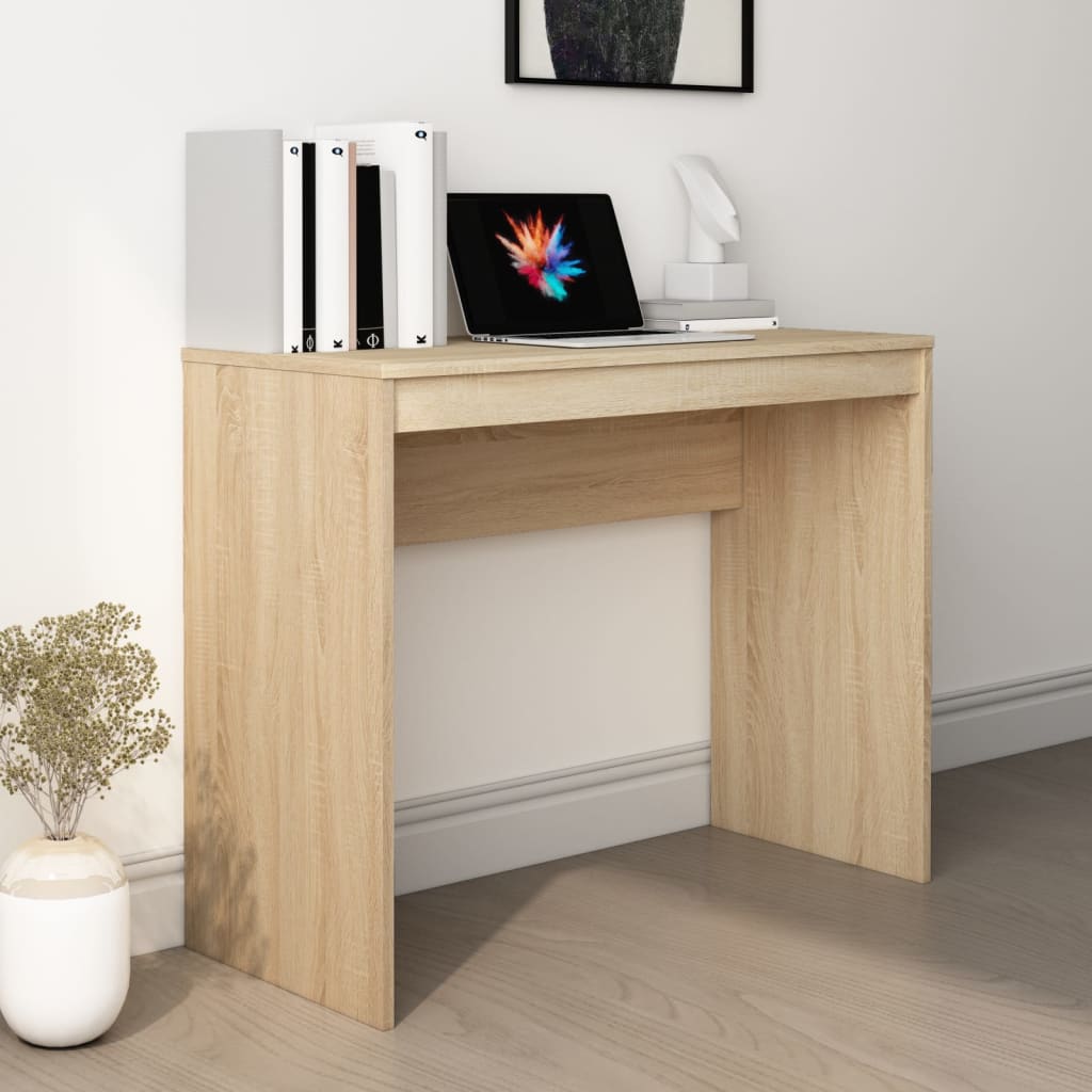 Desk Sonoma Oak 90X40X72 Cm Engineered Wood