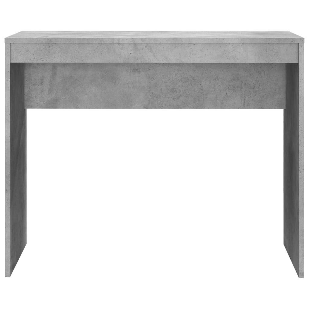 Desk Concrete Grey 90X40X72 Cm Engineered Wood