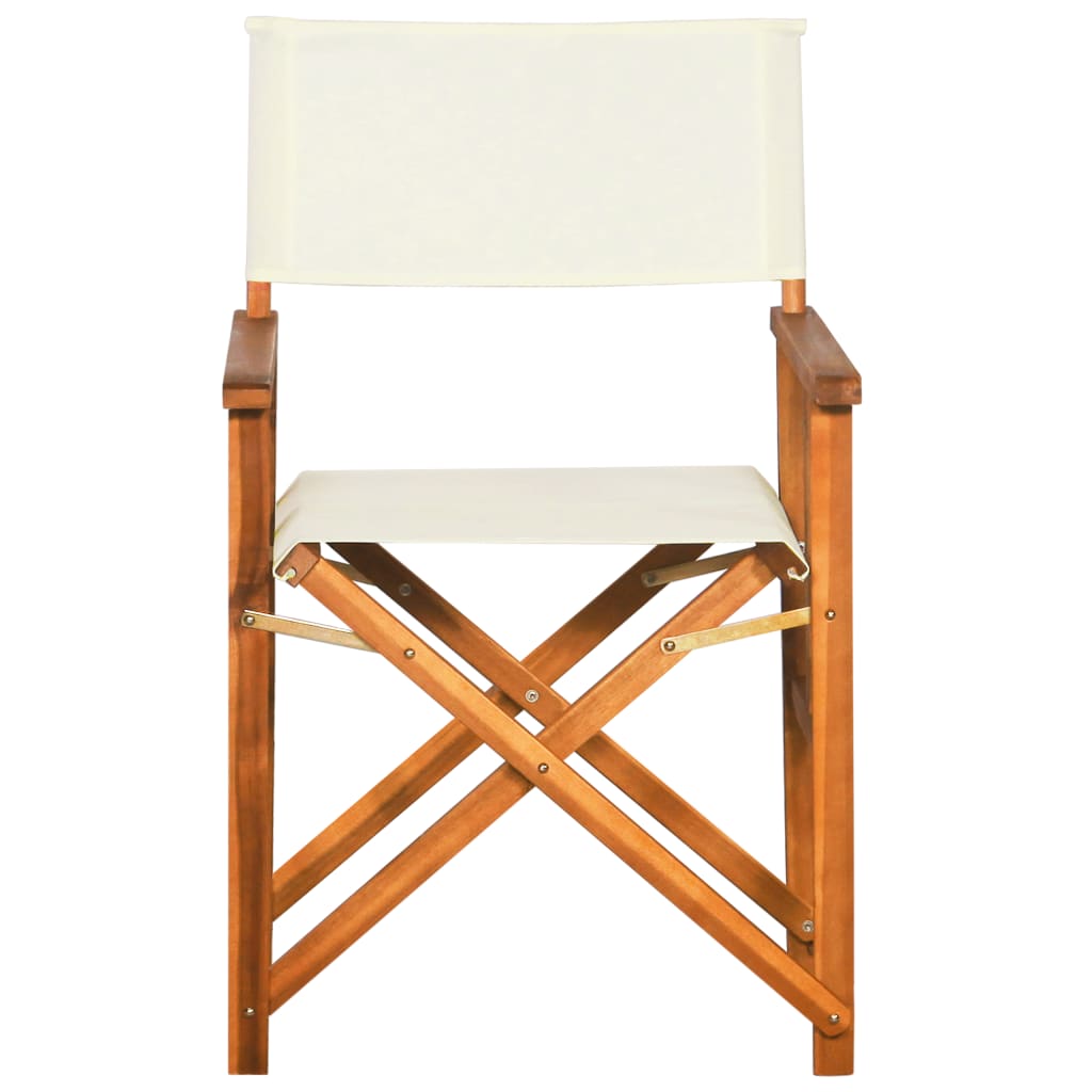 Director's Chairs 2 Pcs Solid Acacia Wood