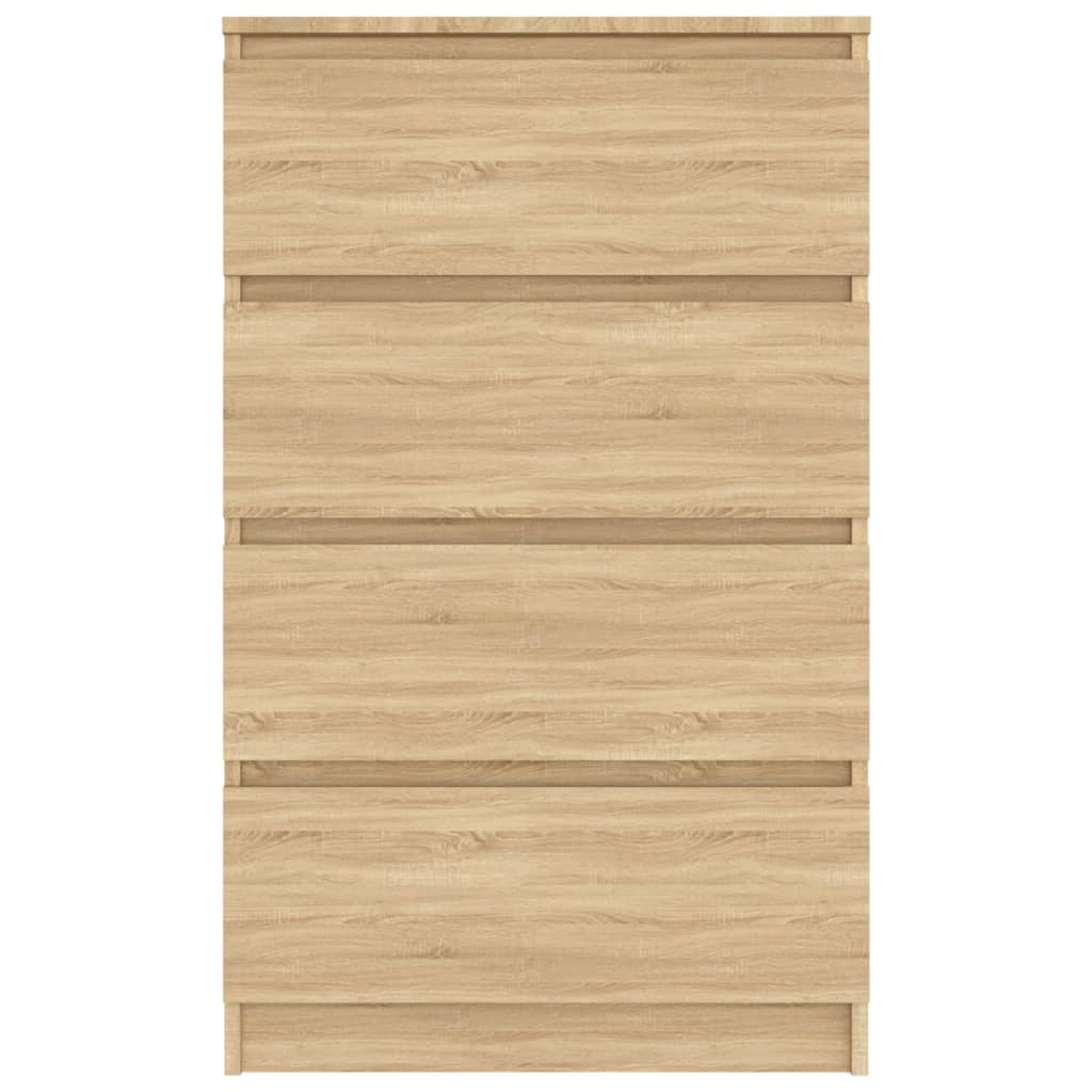 Sideboard Sonoma Oak 60X35X98.5 Cm Engineered Wood