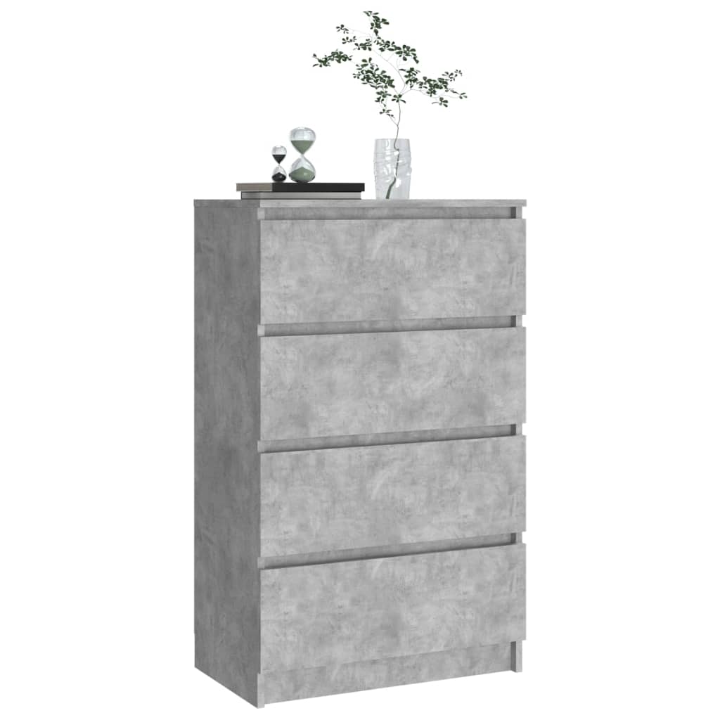 Sideboard Concrete Grey 60X35X98.5 Cm Engineered Wood