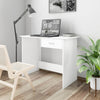 Desk White 100X50X76 Cm Engineered Wood