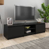 Tv Cabinet Black 140X40X35.5 Cm Engineered Wood