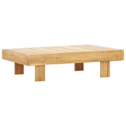 Coffee Table 100X60X25 Cm Solid Acacia Wood