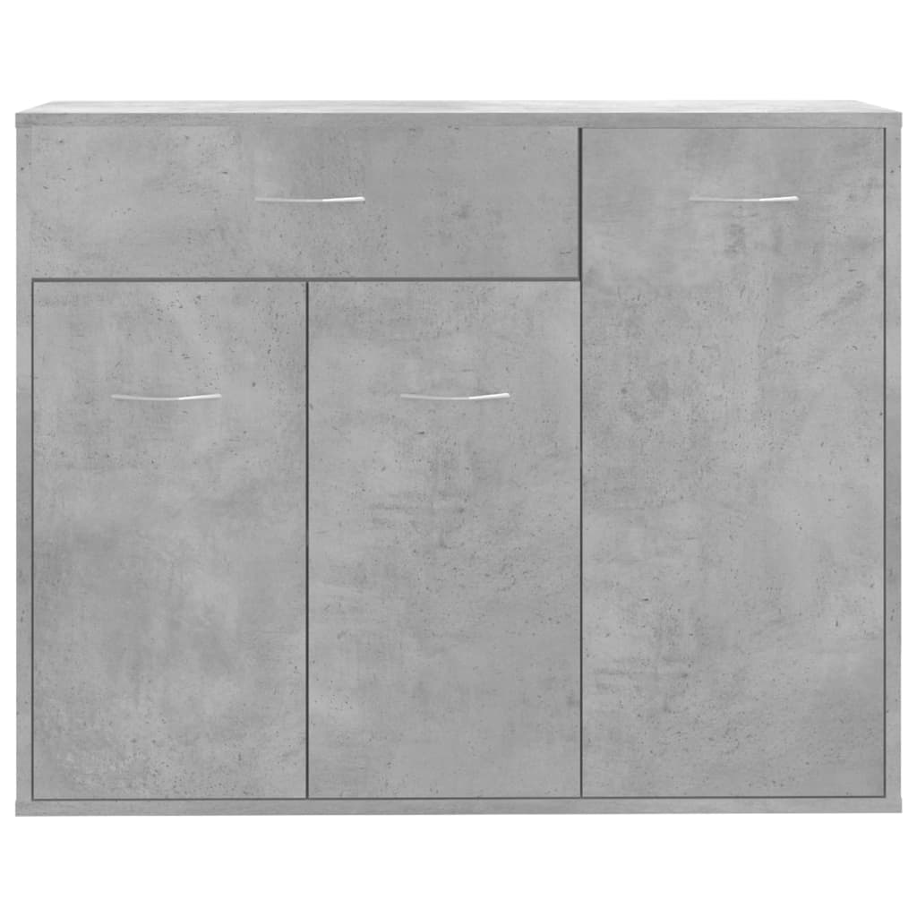 Sideboard Concrete Grey 88X30X70 Cm Engineered Wood