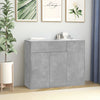 Sideboard Concrete Grey 88X30X70 Cm Engineered Wood