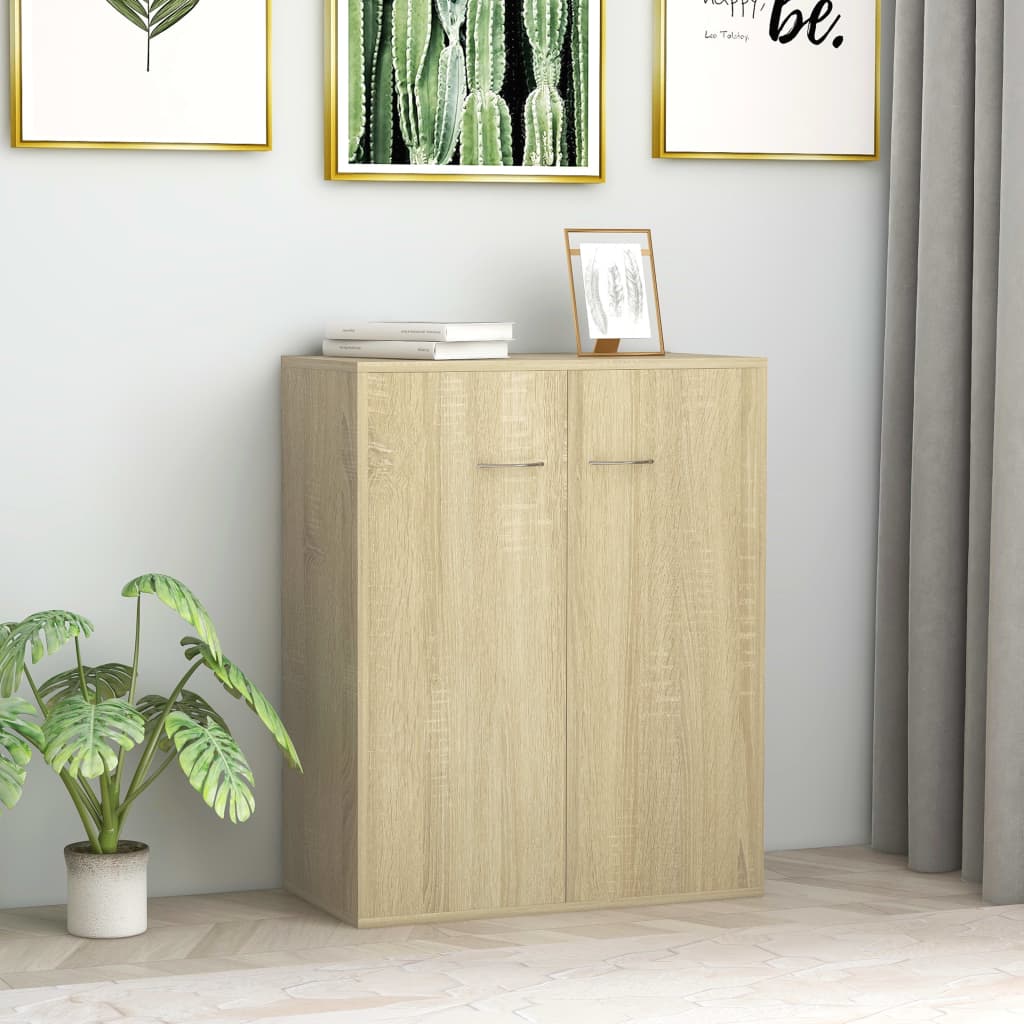 Sideboard Sonoma Oak 60X30X75 Cm Engineered Wood