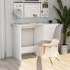 Desk White 100X50X76 Cm Engineered Wood