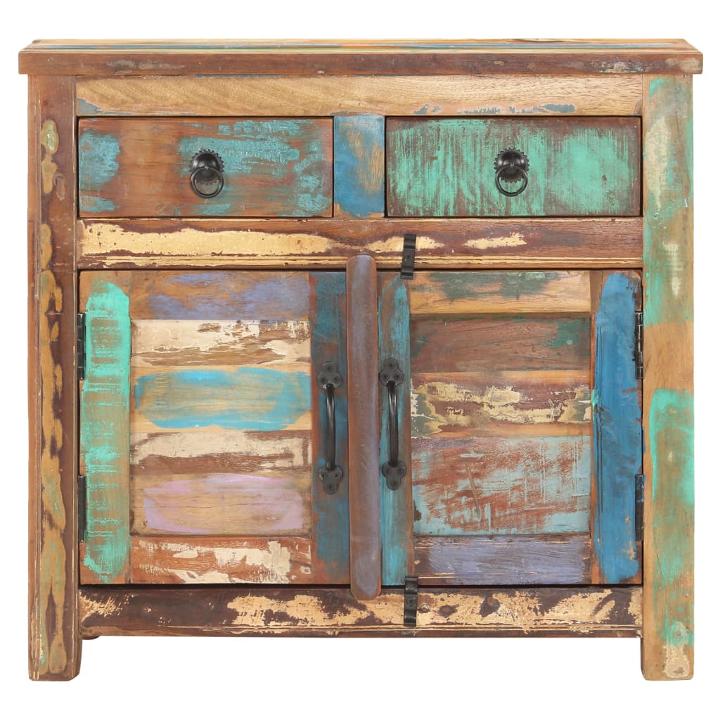 Sideboard 70X35X65 Cm Solid Reclaimed Wood